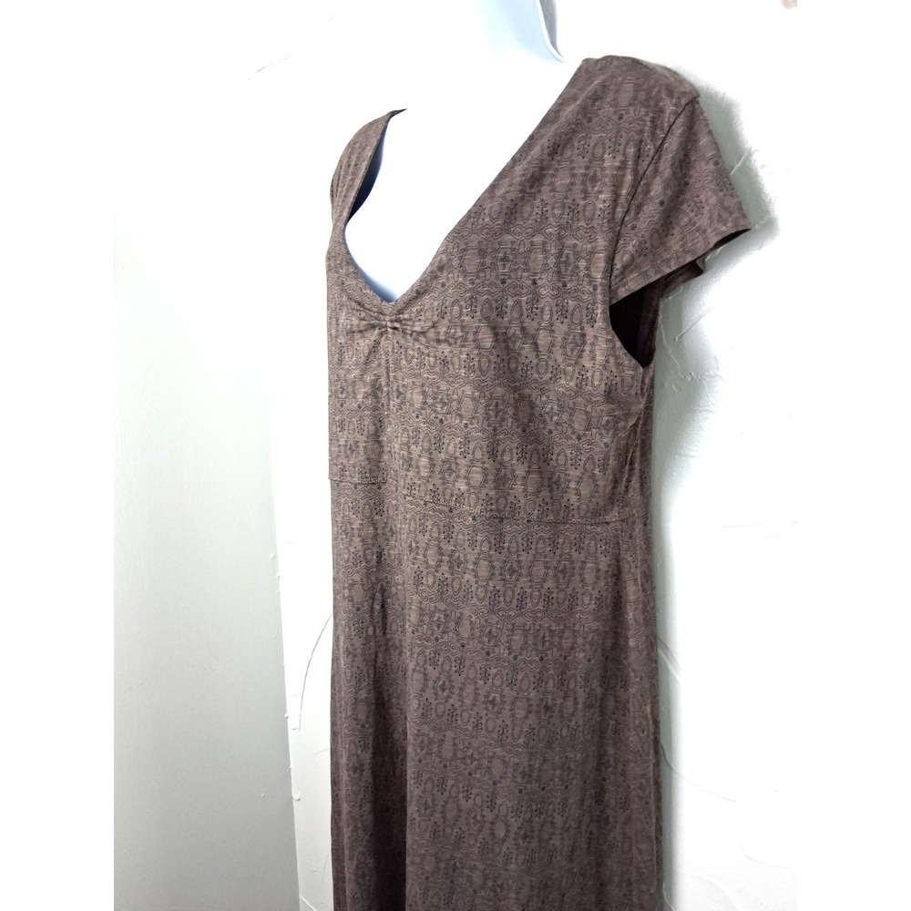 Toad & Co Rosemarie Dress XL Eco Friendly Sustainable Organic Cotton Aztec Print - Picture 4 of 9